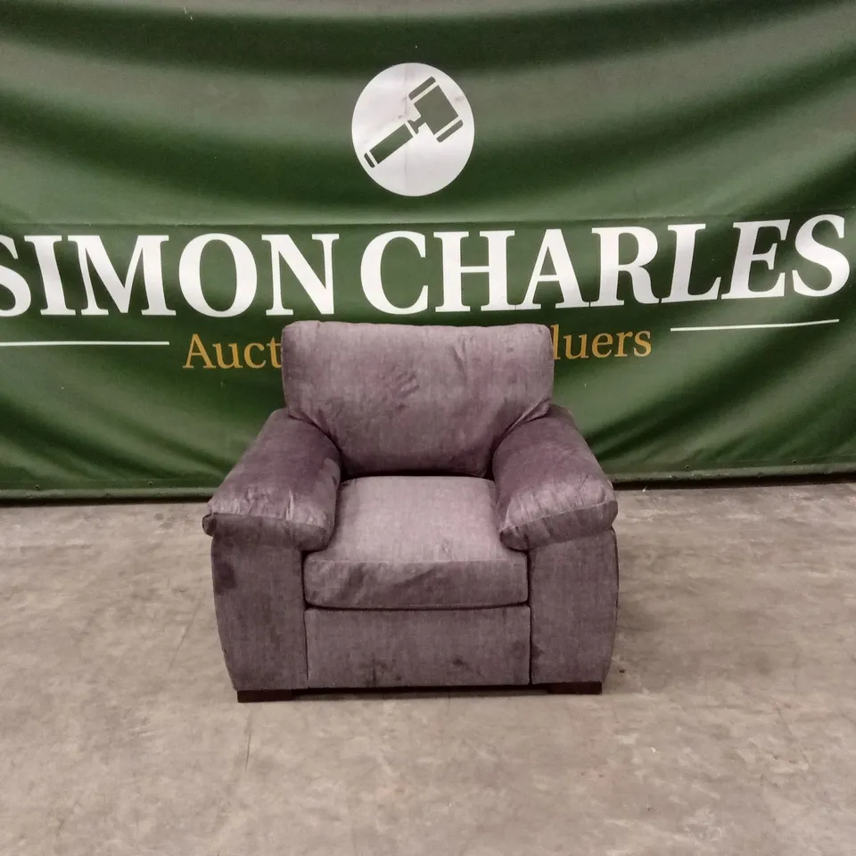 ELIZA FABRIC ARMCHAIR - GREY RRP £499