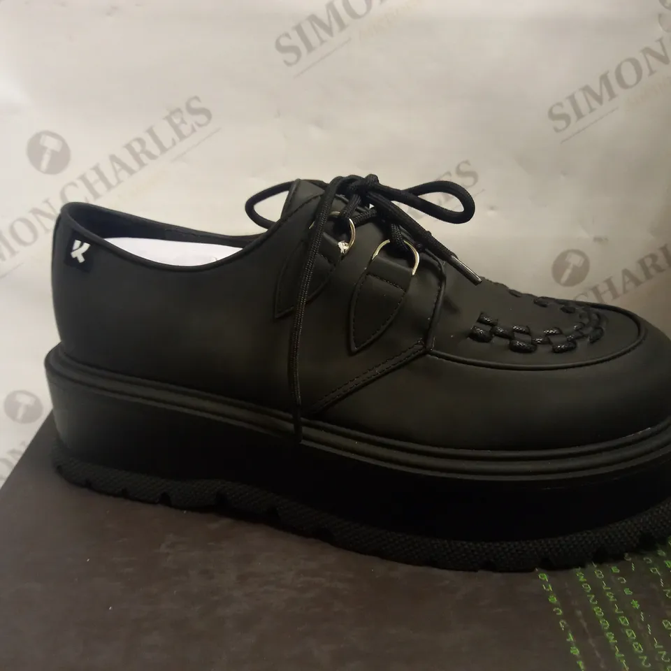 KOI VEGAN THE CONSPIRATOR BLACK CREEPERS - SIZE 9