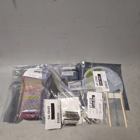 LOT OF APPROX 6 ASSORTED ELECTRICAL ITEMS TO INCLUDE - DC COMPONENTS GRADROMELF SIGNAL DIODE REEL - VELLEMEN LINEAR BEARING - ESKA QUICK BLOW MICRO FUSE - ETC