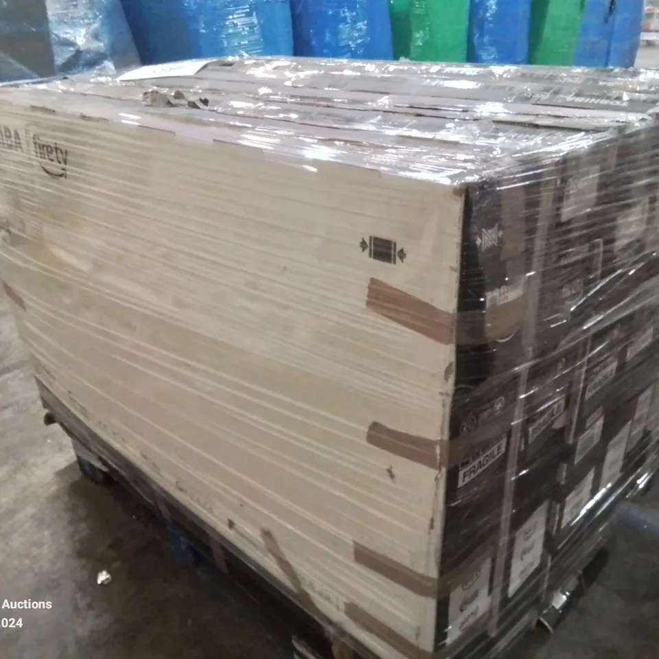 PALLET CONTAINING 6 TOSHIBA 4K 65" UNTESTED TELEVISIONS 