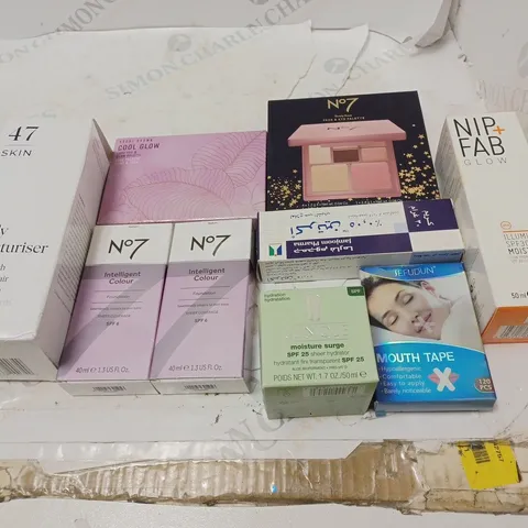 LOT OF BEAUTY PRODUCTS TO INCLUDE NO7 FOUNDATION, BODY MOISTURISER, ETC