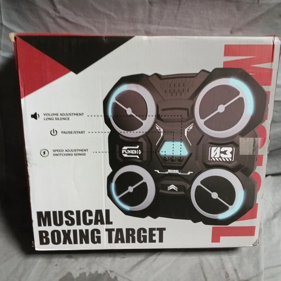 MUSICAL BOXING TARGET – BOXED TOY