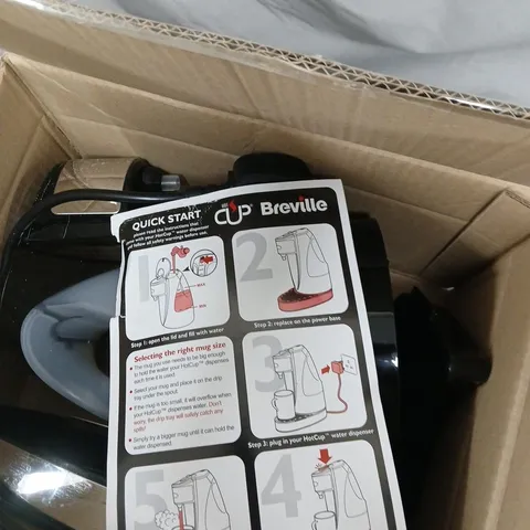 BREVILLE HOTCUP WATER DISPENSER – BOXED WITH QUICK START GUIDE