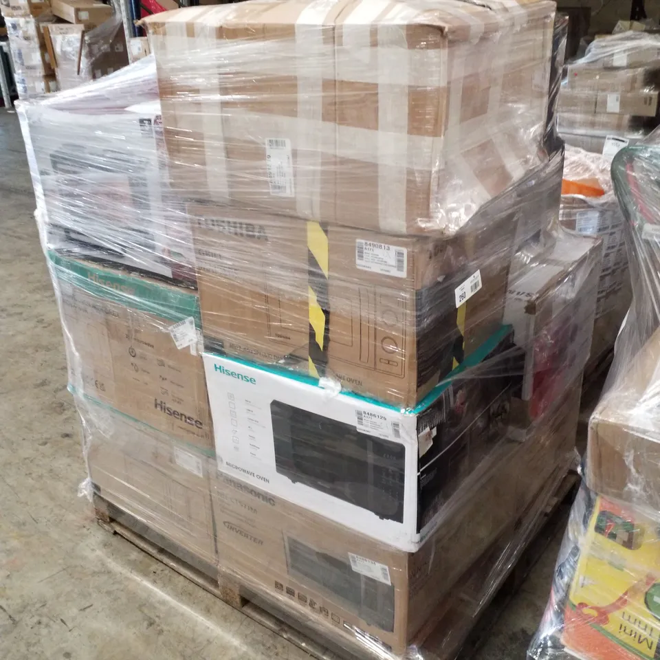 PALLET OF APPROXIMATELY 14 UNPROCESSED RAW RETURN HOUSEHOLD AND ELECTRICAL GOODS TO INCLUDE;
