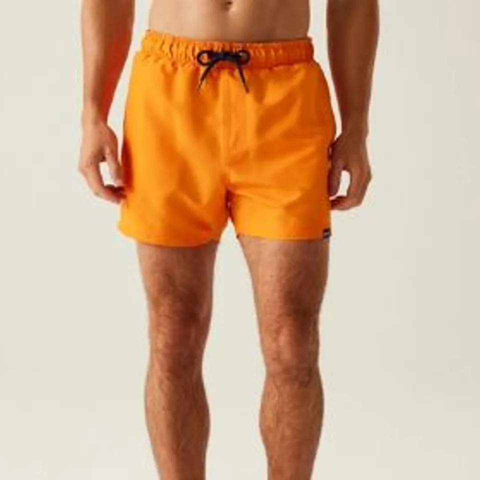 REGATTA MEN'S MAWSON III SWIM SHORTS ORANGE SIZE XL
