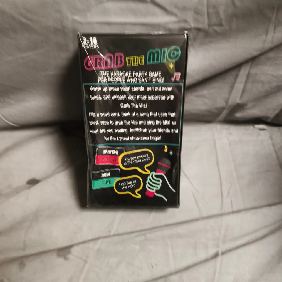 GRAB THE MIC – THE KARAOKE PARTY GAME (2–10 PLAYERS)