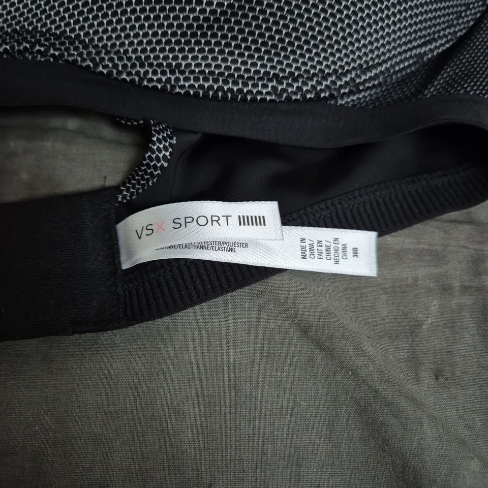 VSX VICTORIA'S SECRET SPORT WOMEN'S SPORTS BRA – GREY/BLACK - 36D