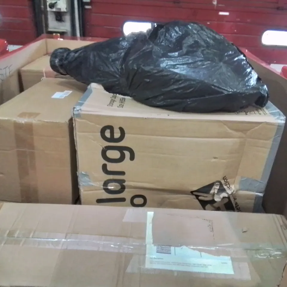 PALLET OF ASSORTED HOUSEHOLD GOODS AND PRODUCTS TO INCLUDE;BACKPACK,MAKEUP MIRROR,ROLLER BLIND