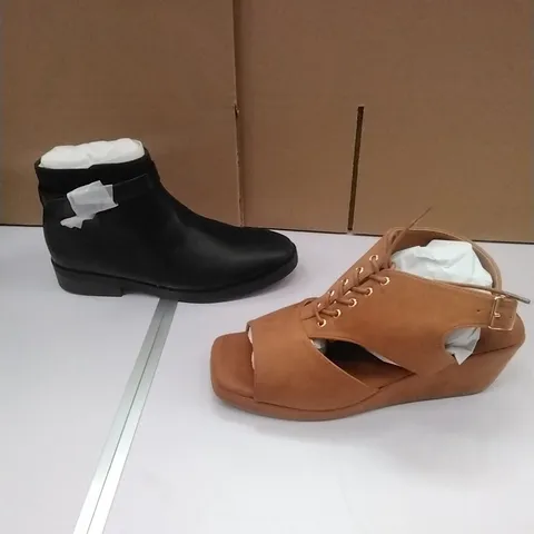 PALLET CONTAINING APPROXIMATELY 100 WOMEN'S DESIGNER SHOES WHICH INCLUDE; JD WILLIAMS BOOTS, HEELS AND SIMILAR ETC 