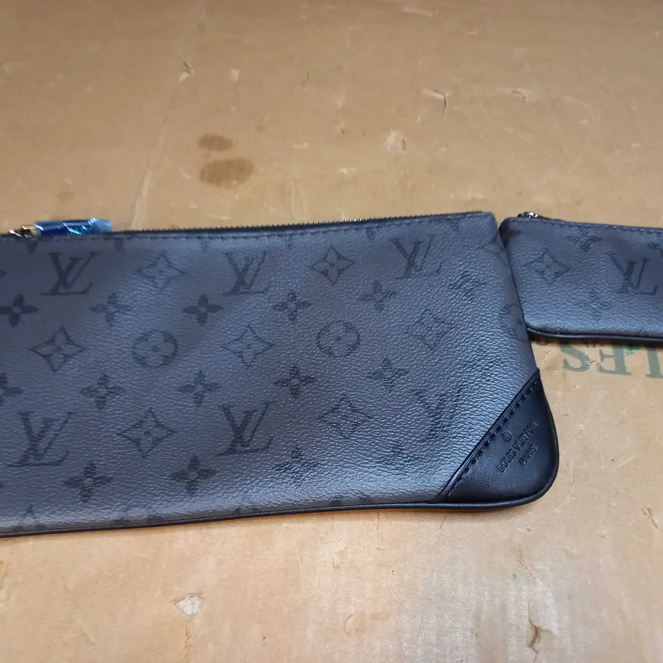 LOUIS VUITTON CLUTCH BAG AND MINI PURSE 