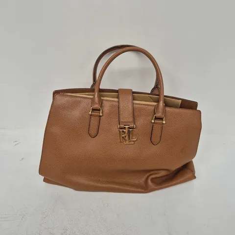 Ralph Lauren Carrington Brigitte satchel in brown