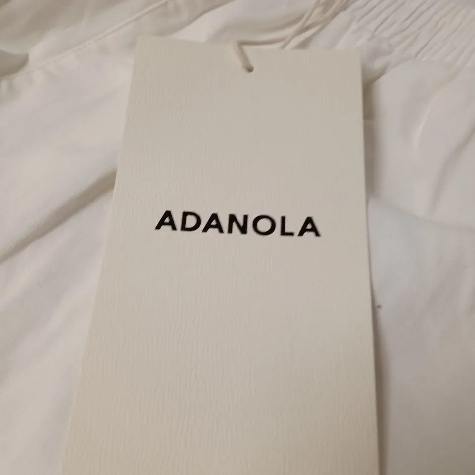ADANOLA COTTON PULL-ON PANTS – WHITE, UK M