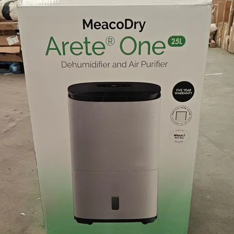 BOXED MEACODRY ARETE ONE 25L DEHUMIDIFIER AND AIR PURIFIER 