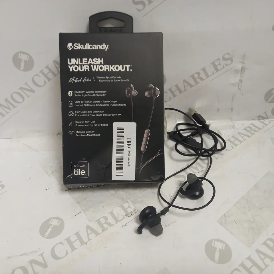 SKULLCANDY METHOD ACTIVE WIRELESS SPORT EARBUDS 
