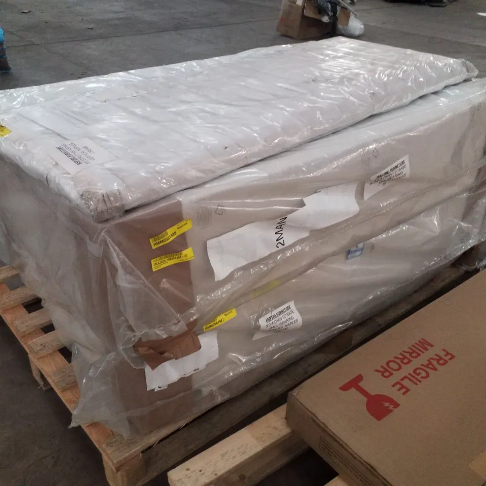 BOXED NAMEETA DIVAN BED WITH HEADBOARD (3 PARTS)