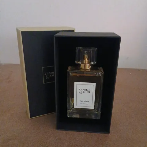 BOXED CANDLES AND OUD NIGHT IN PARIS EAU DE PARFUM 100ML