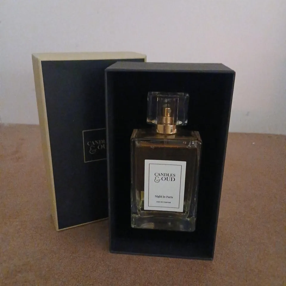 BOXED CANDLES AND OUD NIGHT IN PARIS EAU DE PARFUM 100ML