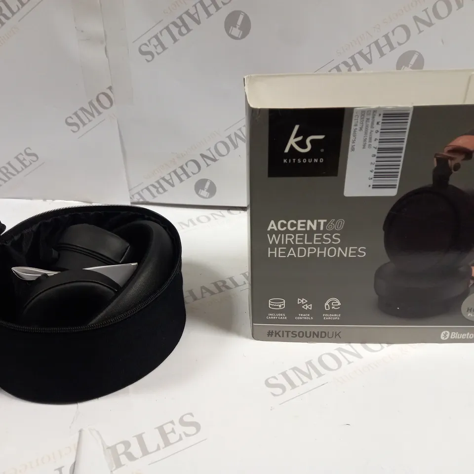 BOXED KITSOUND ACCENT60 WIRELESS HEADPHONES 