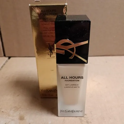YVES SAINT LAURENT ALL HOURS FOUNDATION 25ML (IN SHADE LN 1)