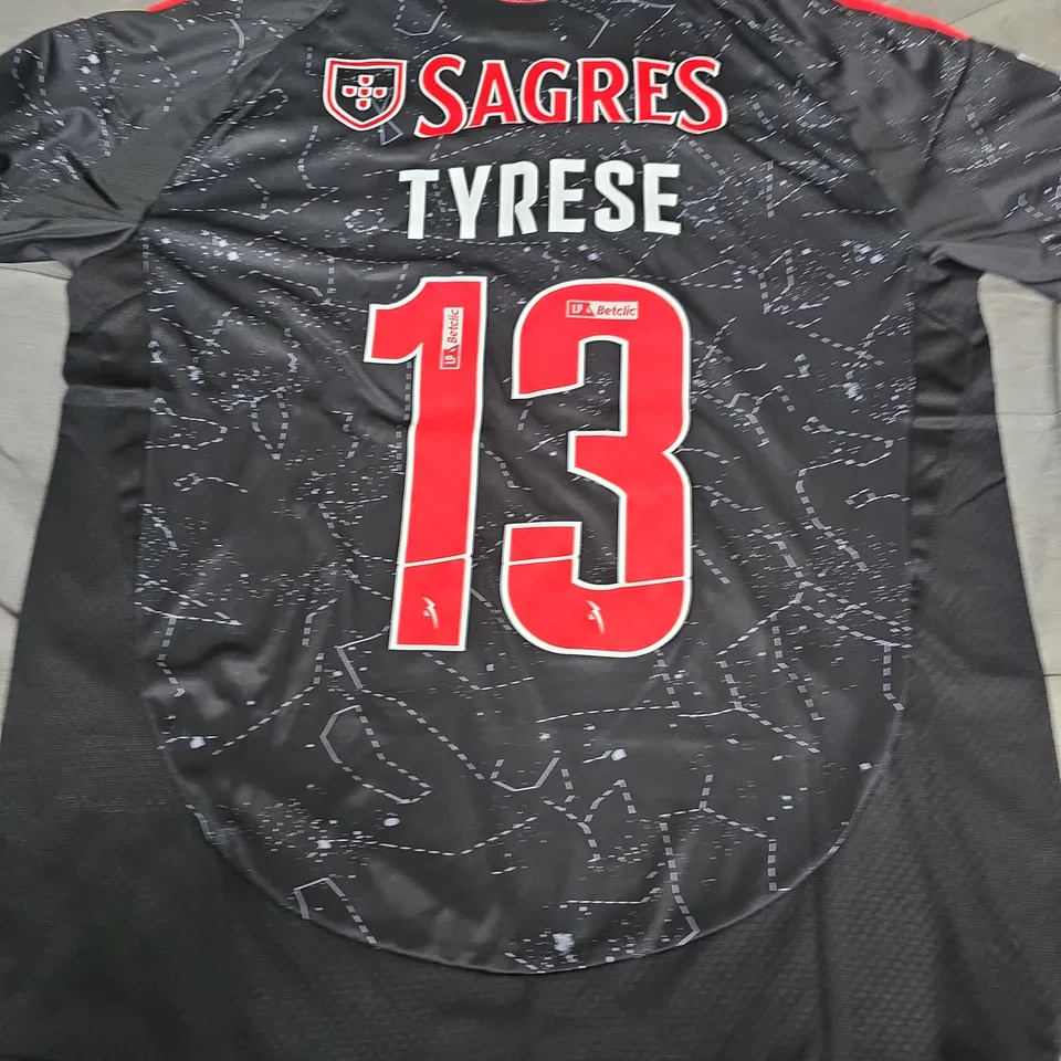 ADIDAS AEROREADY FOOTBALL JERSEY – BENFICA SLB CREST, TYRESE 13, XL