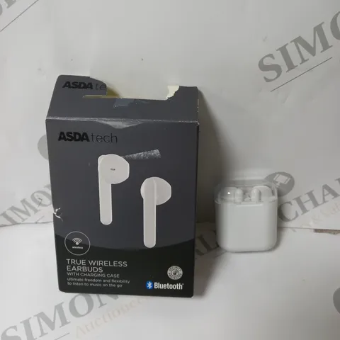BOXED TRUE WIRELESS BLUETOOTH EARBUDS WITH CHARGING CASE
