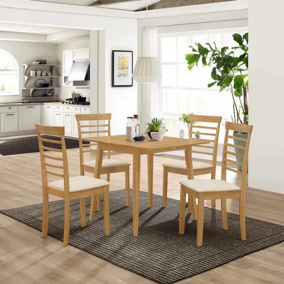 MCNEILL 4 PERSON EXTENDABLE DROP LEAF DINING 