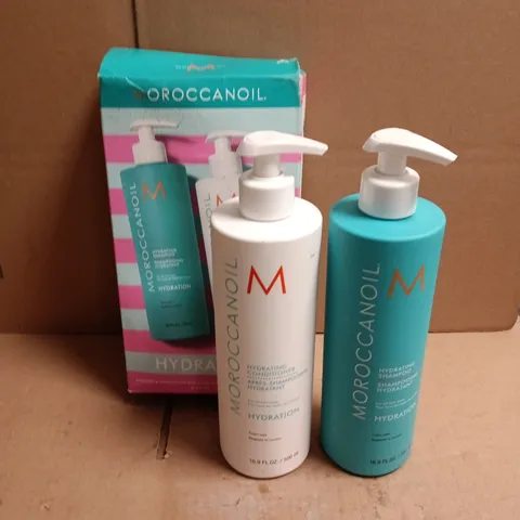 MOROCCANOIL HYDRATING SHAMPOO & HYDRATING CONDITIONER DUO (500ML EACH) – BOXED