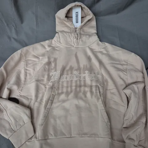 HOODRICH STRAGA HD BEIGE HOODIE - LARGE