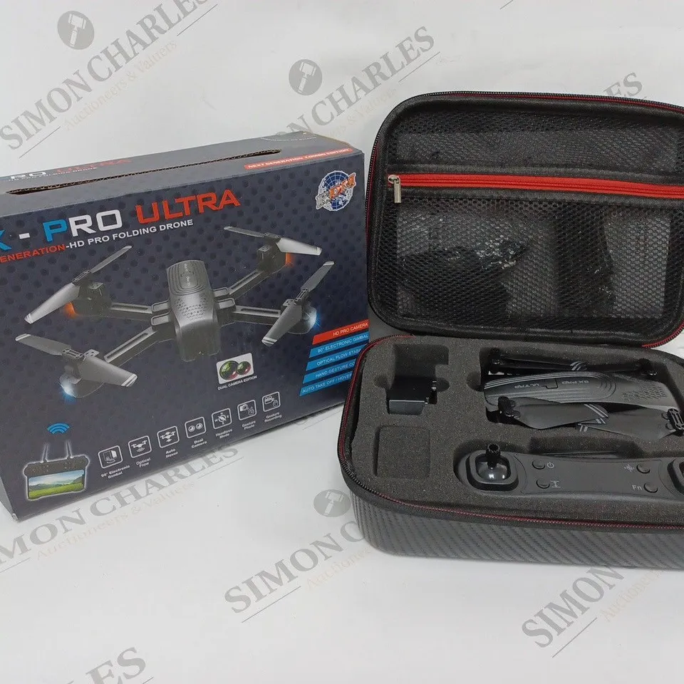 BOXED RDM GX-PRO ULTRA NEXT GENERATION HD PRO FOLDING DRONE 