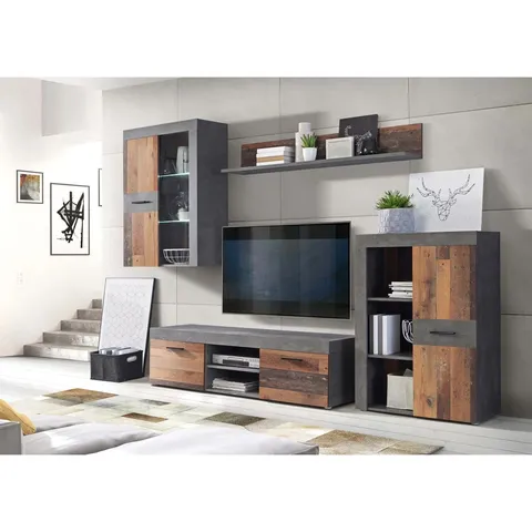 BOXED BALLARAT ENTERTAINMENT UNIT FOR TVS UP TO 60" (3 BOXES)