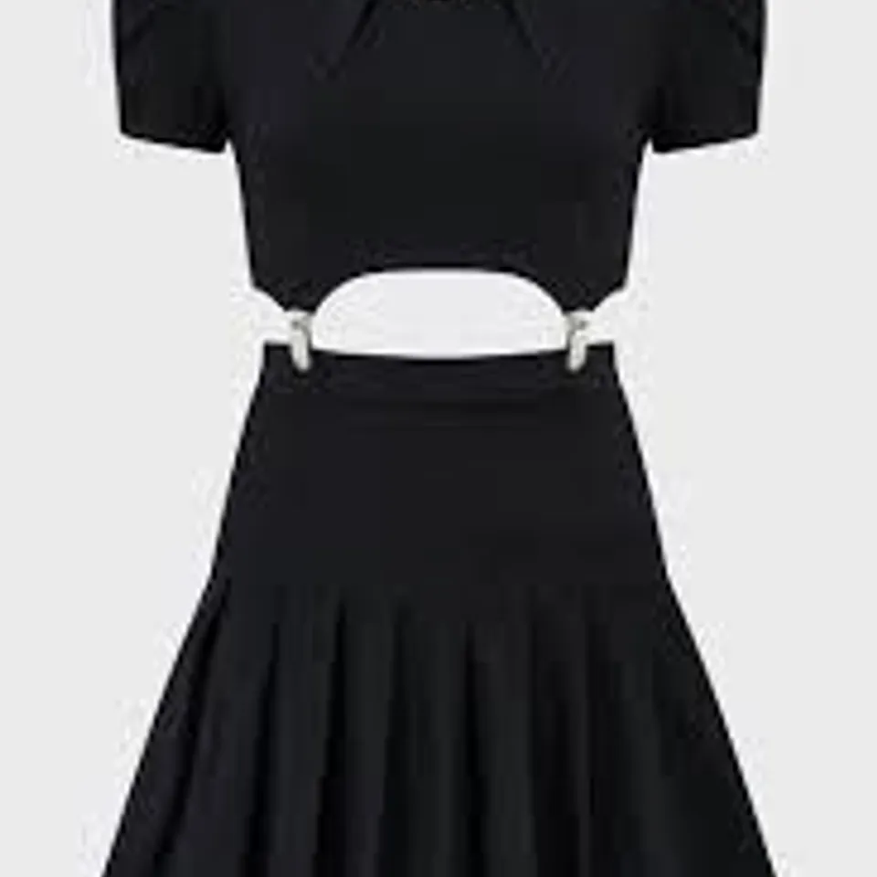 LOT OF 5 BRAND NEW KILLSTAR DARITA SUSPENDER DRESSES IN BLACK - ASSORTED SIZES
