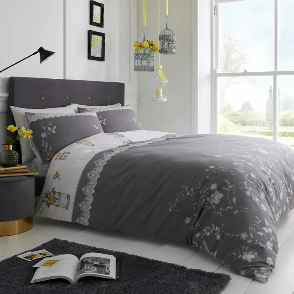 LUCY DUVET COVER SET KINGSIZE 2 STANDARD 