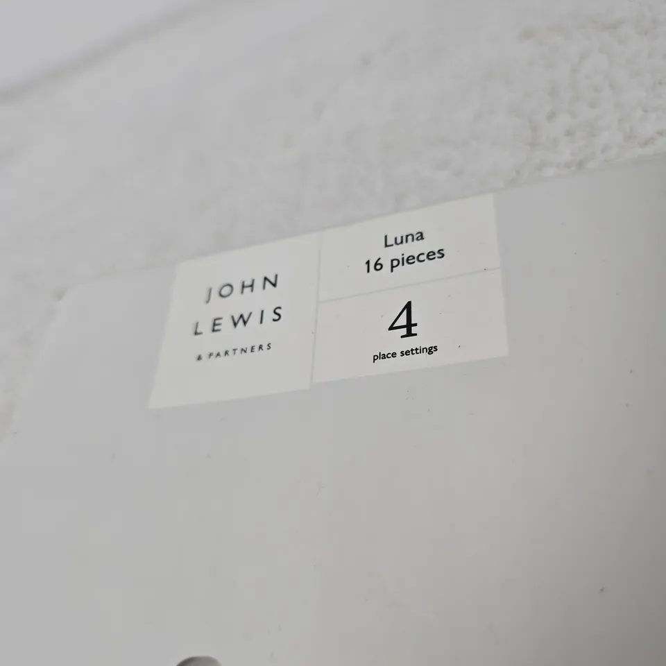 JOHN LEWIS LUNA 16-PIECE CUTLERY SET – 4 PLACE SETTINGS
