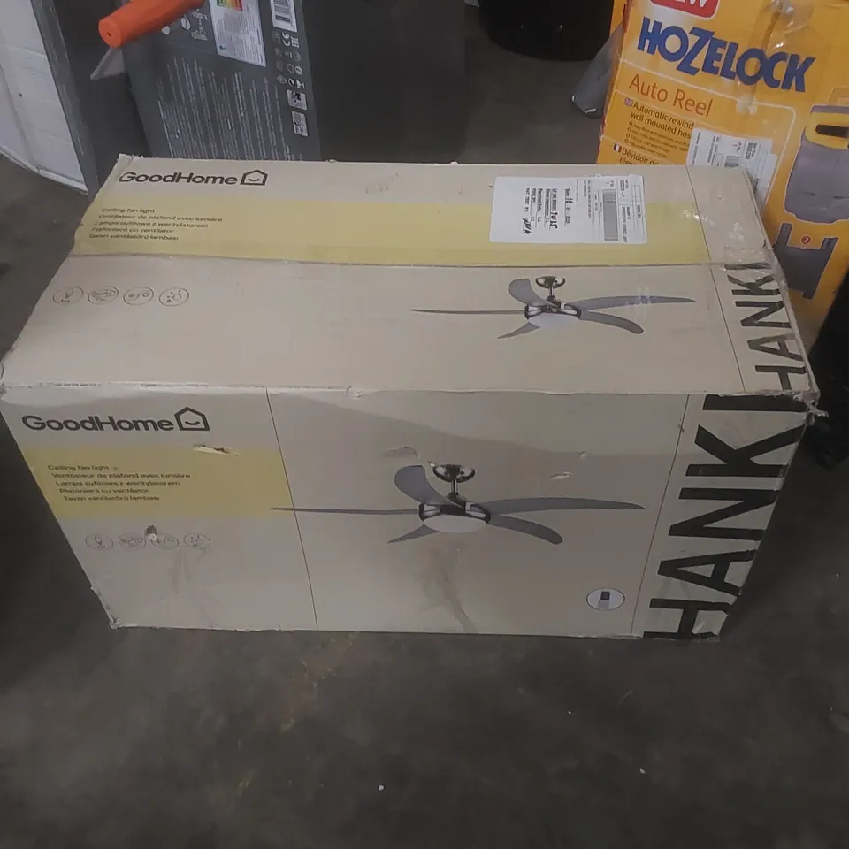 BOXED GOODHOME HANKI CEILING FAN LIGHT 