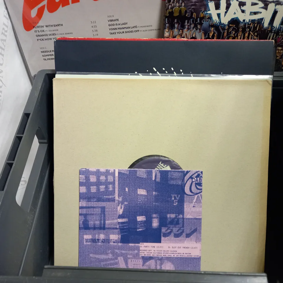 BOX OF APPROX 10 VINYLS INCLUDING THE VELVET UNDERGROUND LOADED, DELIQUENT HABITS AND LOUIS VI EARTHLINGS