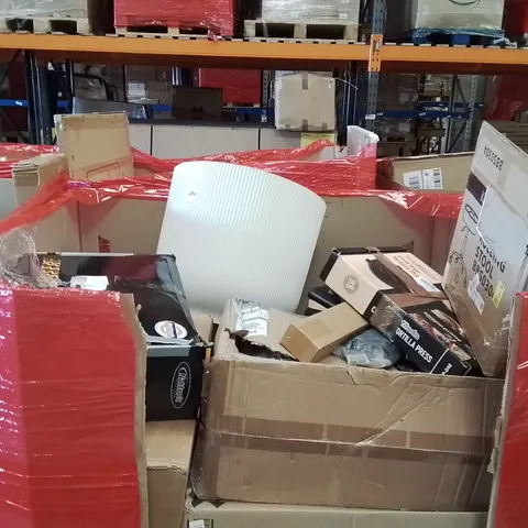 PALLET OF ASSORTED HOUSEHOLD GOODS AND PRODUCTS TO INCLUDE; BOXED HOUSEHOLD ITEMS ETC