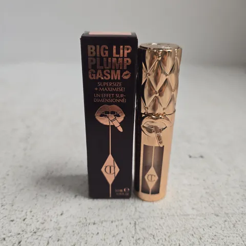 BOXED CHARLOTTE TILBURY BIG LIP PLUMP GASM NUDEGASM DIAMONDS (5.5ML)