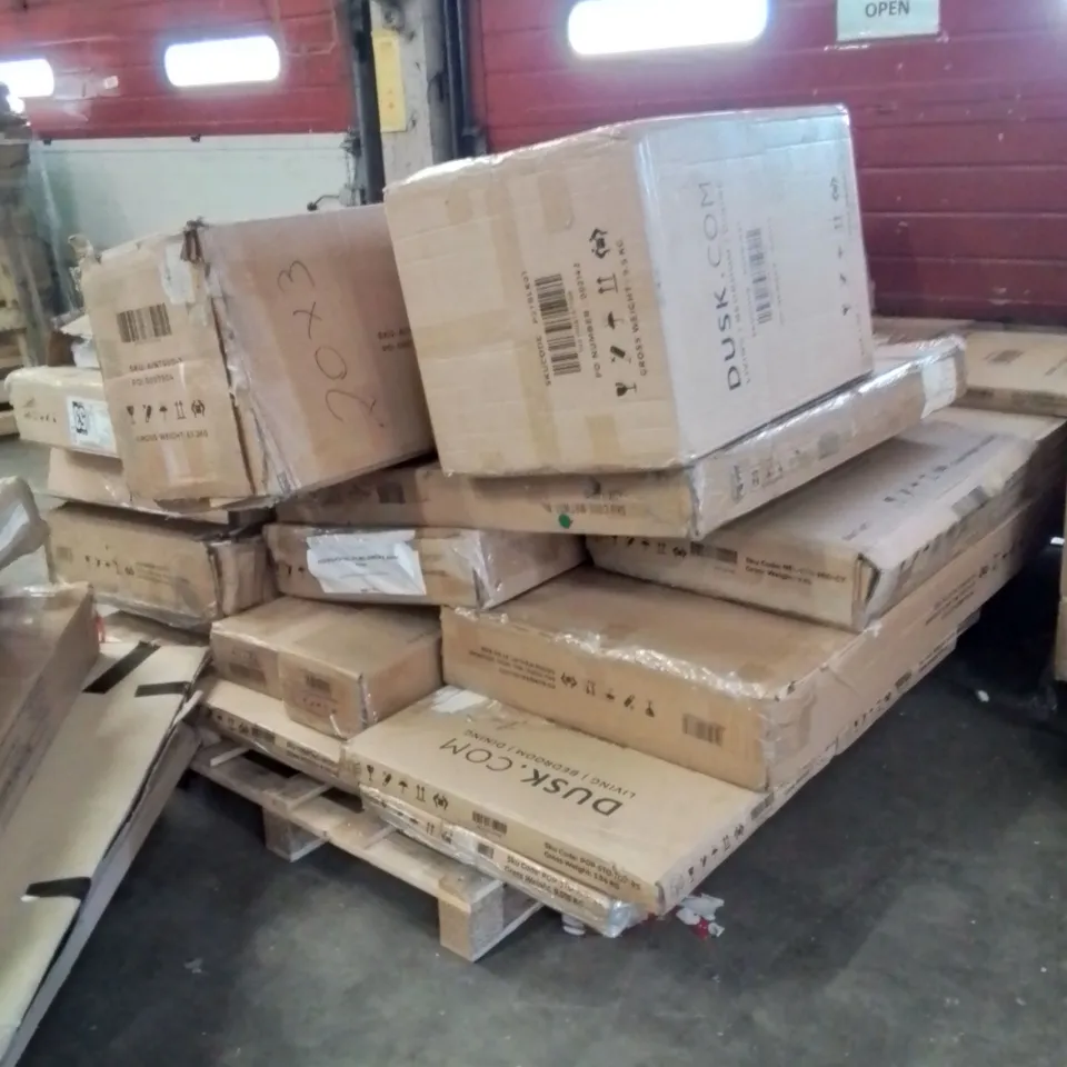 PALLET OF INCOMPLETE FURNITURE SETS