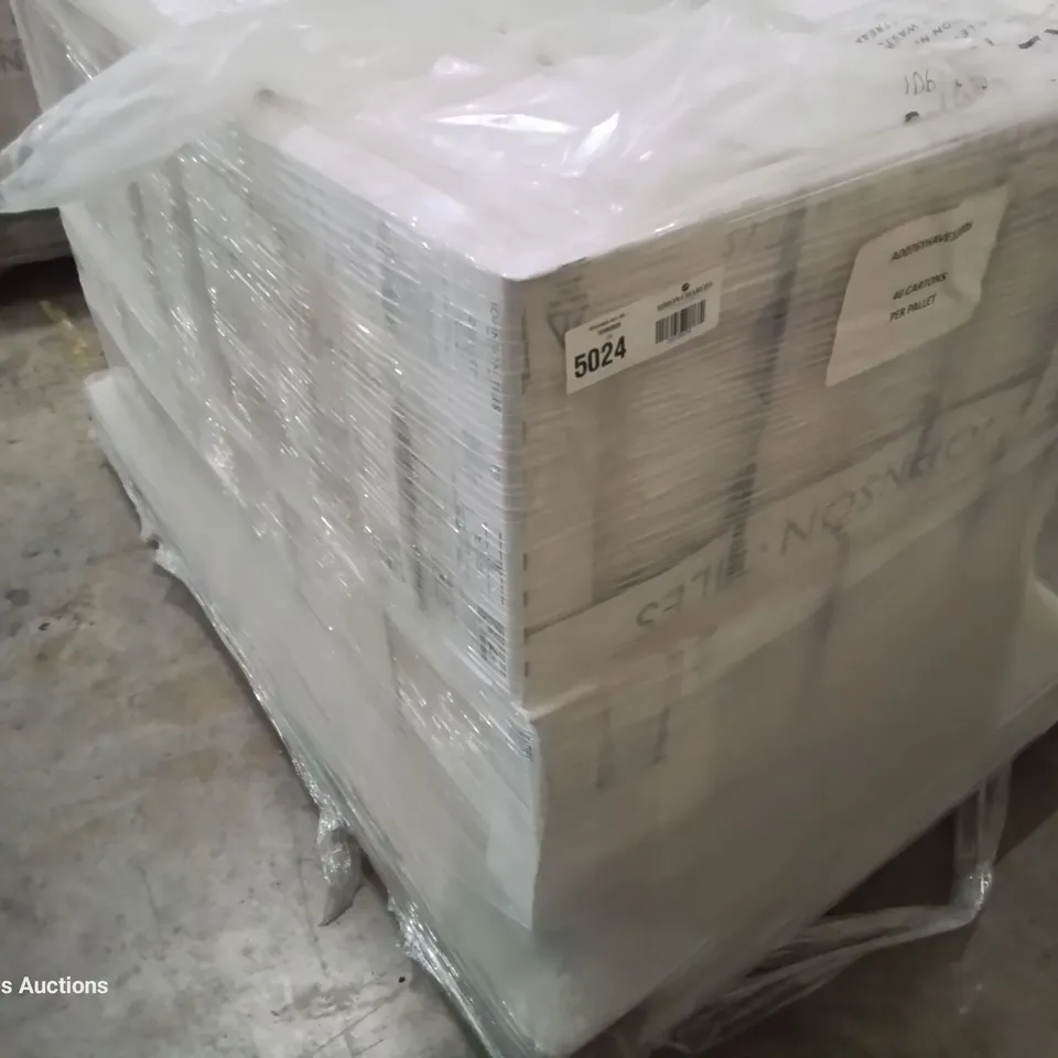 PALLET OF 40 × 5 BRAND NEW JOHNSONS HAVEN PEBBLE DECOR FLOOR TILES EACH 597 × 297 × 10mm