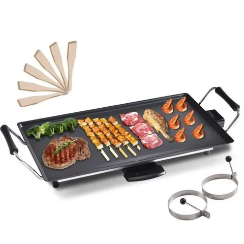 BOXED XL 70 X 23cm ELECTRIC TEPPANYAKI TABLE GRIDDLE