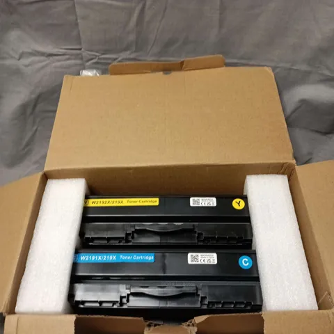 TONER CARTRIDGES W2191X/219X – CYAN & YELLOW (2-PACK)