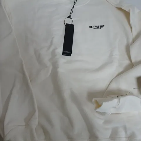 REPRESENT OWNERS CLUB CREAM JUMPER - MEDIUM