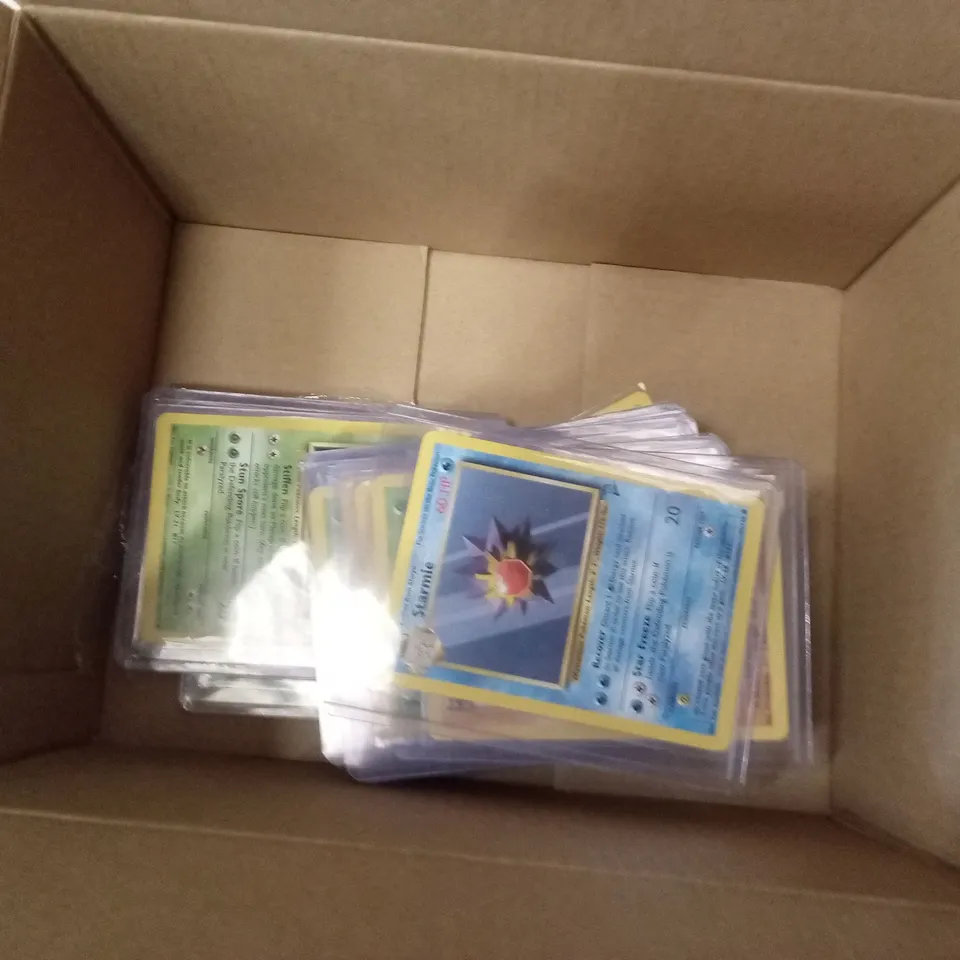 BOX TO CONTAIN APPROXIMATELY 20 POKEMAN CARDS