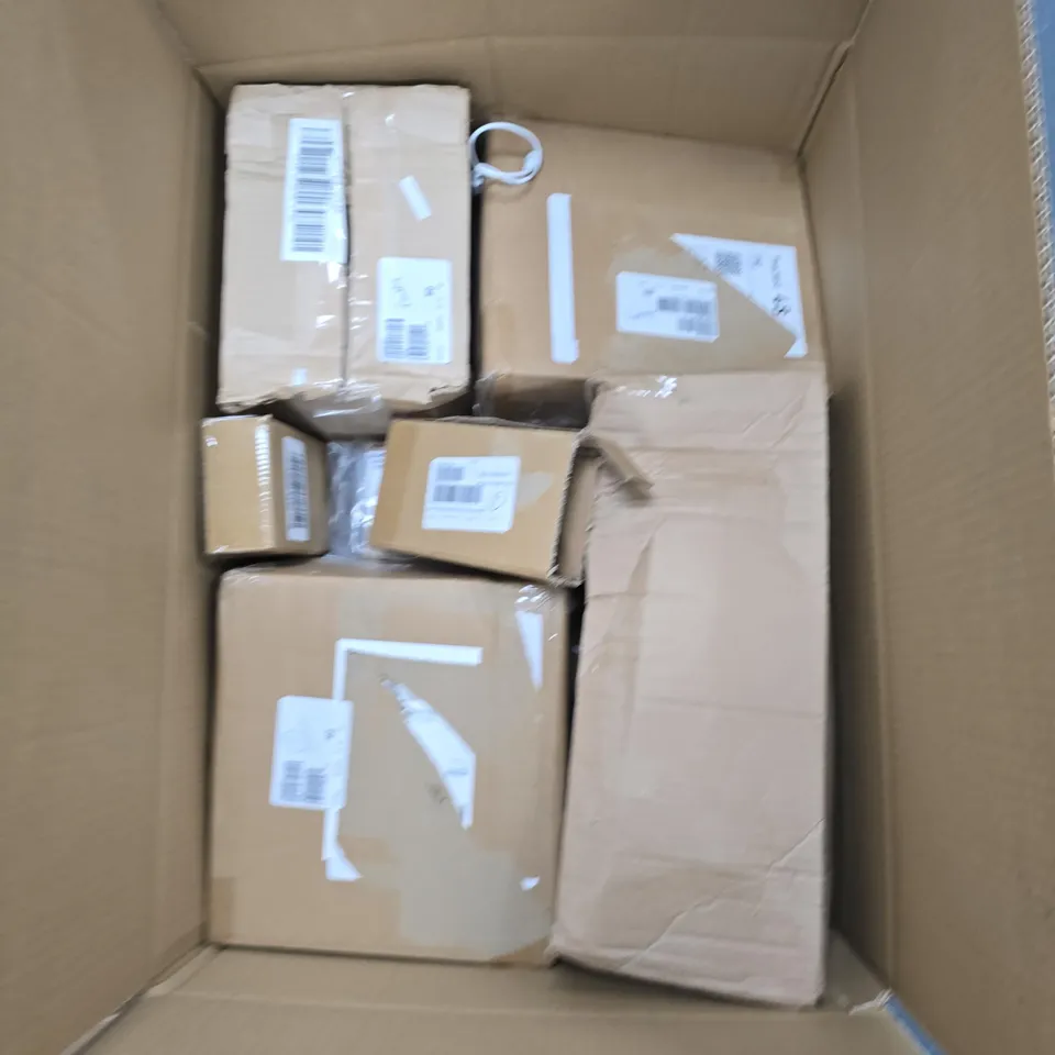 BOX OF APPROXIMATELY 12 ASSORTED ITEMS TO INCLUDE: HANDHELD MISTING FAN