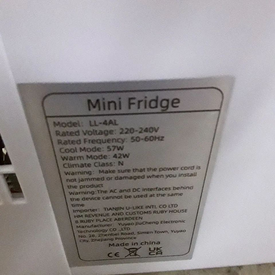 BOXED MINI FRIDGE 