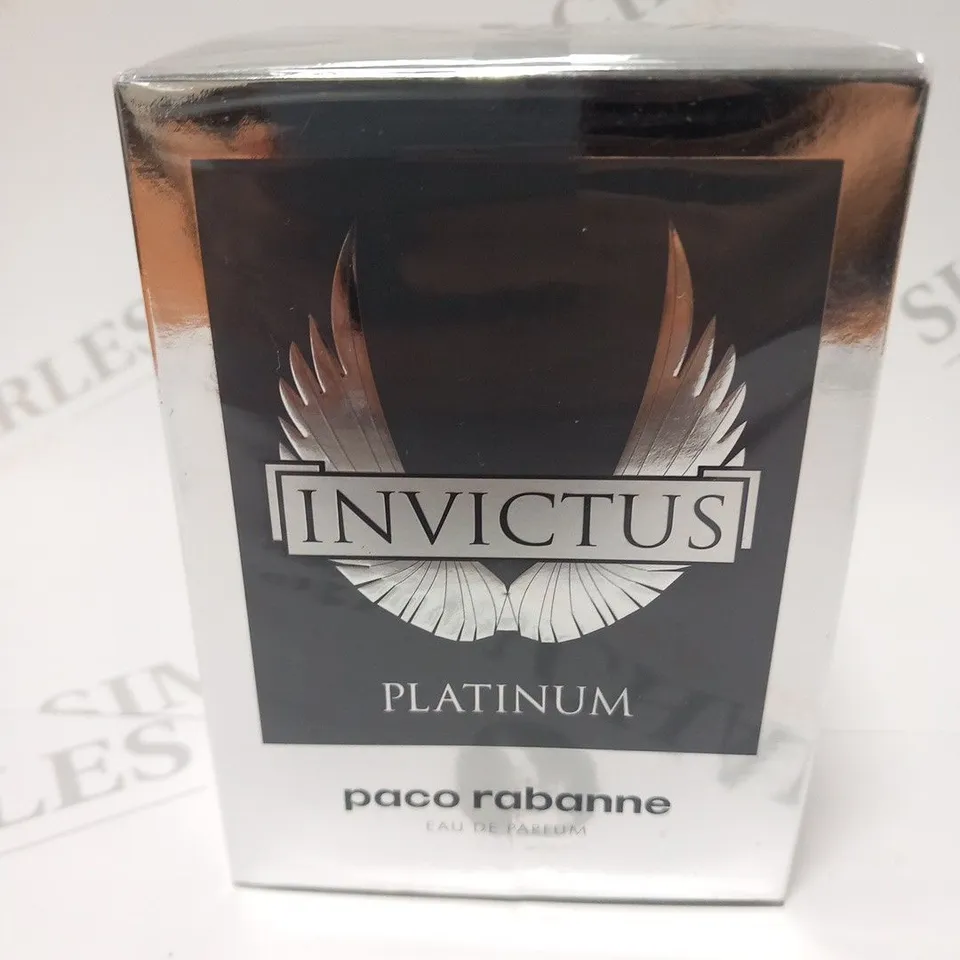 BOXED AND SEALED INVICTUS PLATINUM PACO RABANNE 100ML
