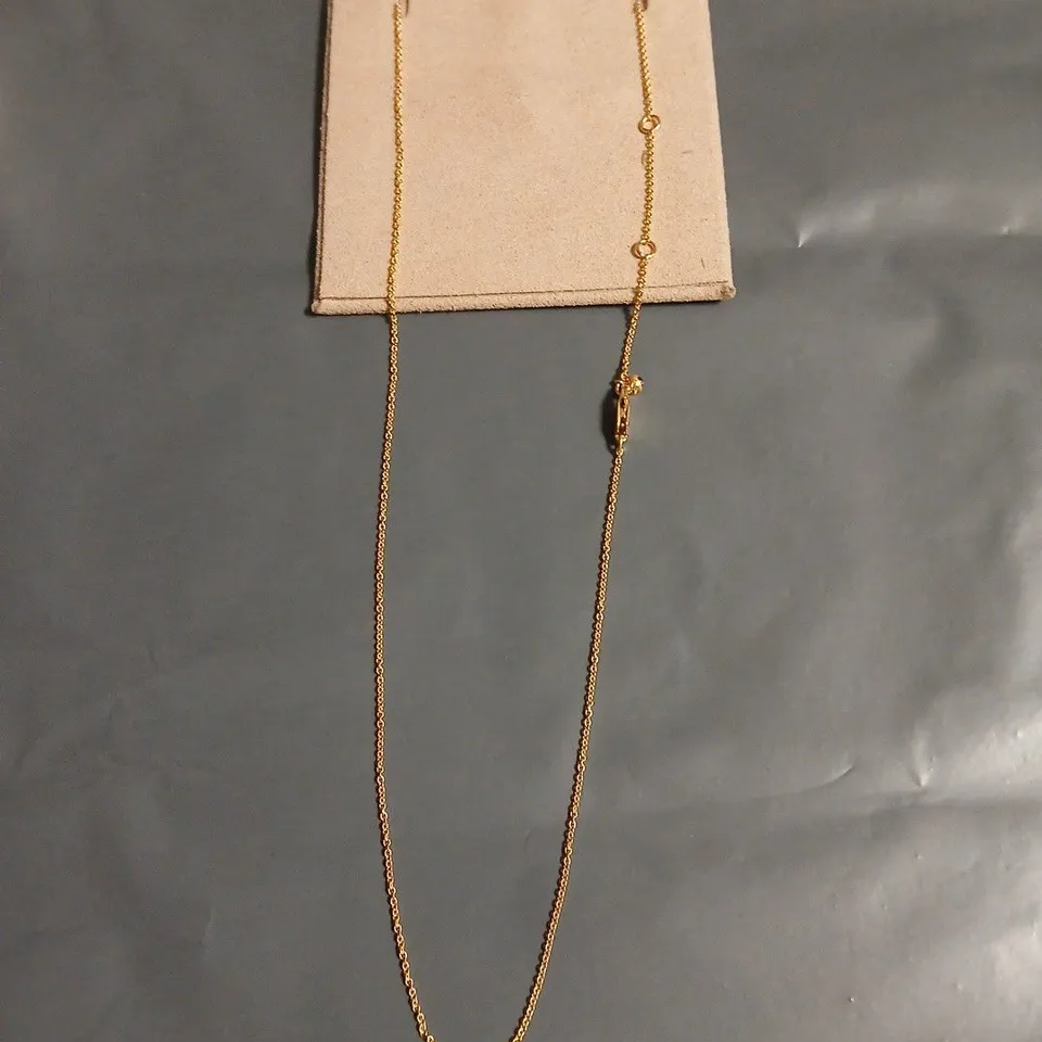 BOXED MONICA VINADER L INITIAL CHAIN NECKLACE