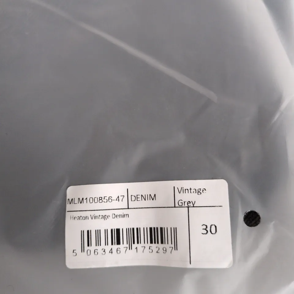 REPRESENT HEATON VINTAGE DENIM JEANS – VINTAGE GREY, UK 30 (MLM100856-47)