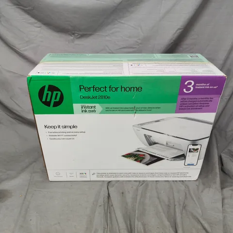 HP DESKJET 2810E ALL-IN–ONE WIRELESS COLOUR PRINTER - WHITE