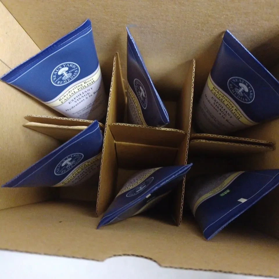 6 X NEAL'S YARD REMEDIES REHYDRATING ROSE FACIAL POLISH 100g